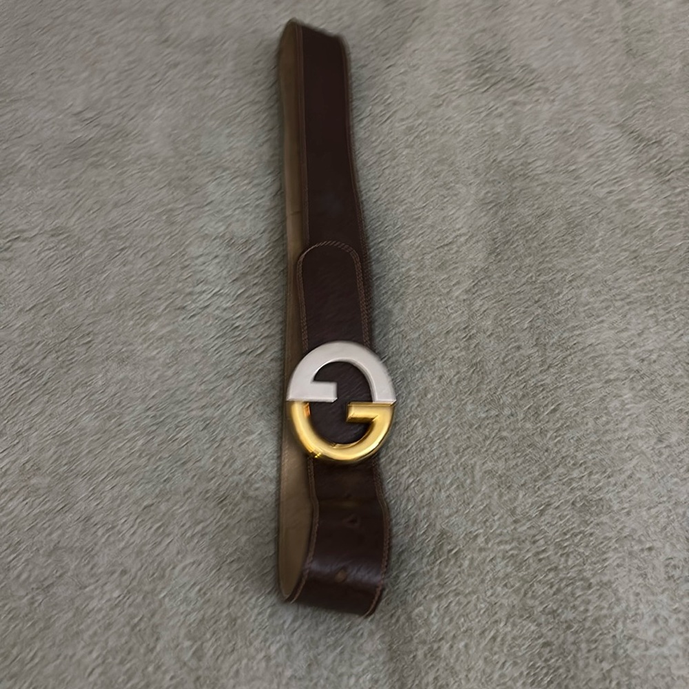 Gucci Vintage Leather Belt